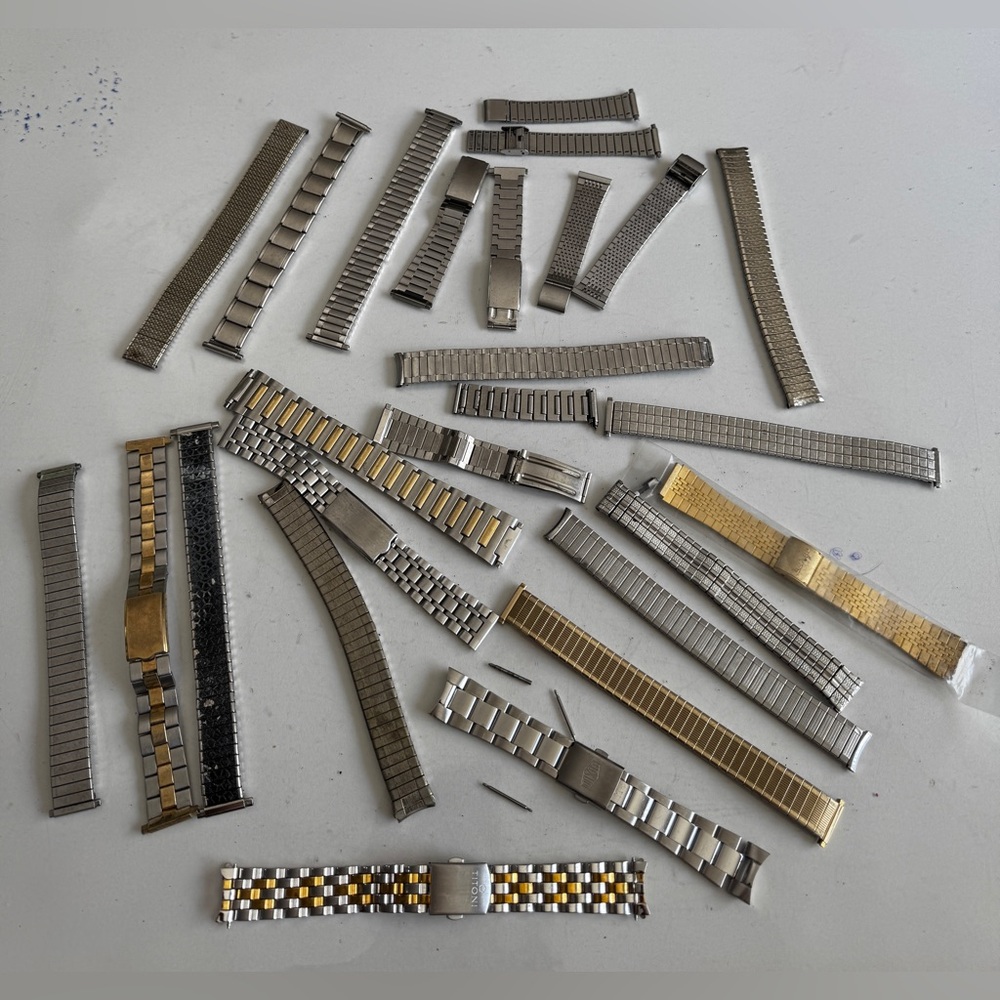 Vintage watch bracelets lot